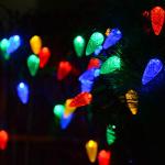 Solar C6 Strawberry String Lights with 50 LEDs