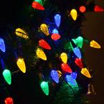 Solar C6 Strawberry String Lights with 50 LEDs