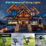 49FT Solar Smart Fairy Lights with Music Sync