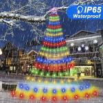 Outdoor Solar Star Lights with Music Sync, 350 LED