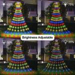 Outdoor Solar Star Lights with Music Sync, 350 LED