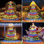 Outdoor Solar Star Lights with Music Sync, 350 LED