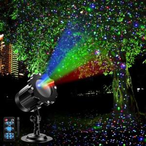Colorful Outdoor Laser Projector Lights for Holiday Fun