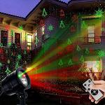 Music-Synchronized Christmas Laser Light Projector
