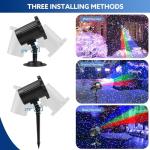 Colorful Outdoor Laser Projector Lights for Holiday Fun