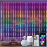 Smart RGB Music Sync Curtain Lights - 600 LEDs