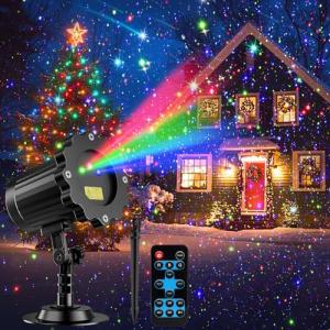 RGB Laser Christmas Lights Projector for Outdoor Fun
