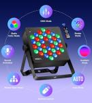LED Par Lights with Sound Control for Christmas Fun