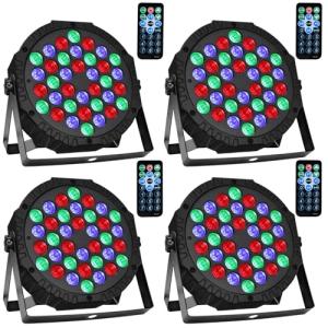 36 LED DMX Music Sync Lights with Remote