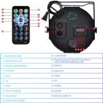 36 LED DMX Music Sync Lights with Remote