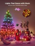Govee 66ft RGBIC Smart Christmas Lights with Music Sync