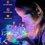Multicolor Icicle Lights - 33ft Music Sync String