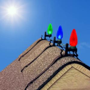 Music Sync Christmas Light Mounting Clips - 25 Pack