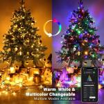 BrizLabs Smart LED Music Sync Christmas Lights 164ft