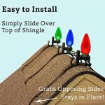 Music Sync Christmas Light Mounting Clips - 25 Pack