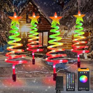 Smart Outdoor Christmas Lights with Music Sync
