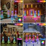 Smart Outdoor Christmas Lights with Music Sync
