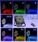 LED Par Lights with Sound Control for Christmas Fun