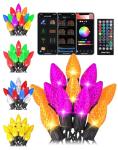 Smart C9 Music Sync Christmas Lights, 50 LED