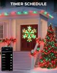 32" Smart LED Snowflake Lights with Music Sync