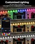 Smart C9 Music Sync Christmas Lights, 50 LED