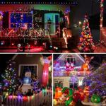 180FT Solar Christmas Lights - Synchronized Music Delight