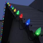 Anycosy 32.8FT Solar C9 Christmas Lights