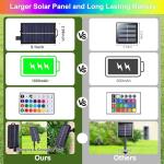 Colorful Solar String Lights with Remote - 40Ft