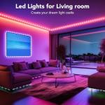 100FT RGB LED Music Sync Lights with App