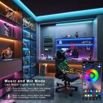 Music Sync RGB LED Strip Lights - 200 ft