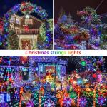 180FT Solar Christmas Lights - Synchronized Music Delight