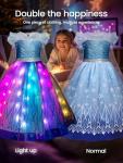 Music Syncing LED Princess Dress for Kids