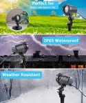 Musical Laser Christmas Lights Projector for Outdoors