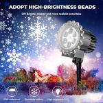 Snowflake Music-Sync Projector Lights for Holidays