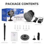 Snowflake Music-Sync Projector Lights for Holidays