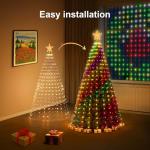 Smart Christmas Tree Lights with 400 RGB LEDs