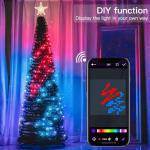 Smart Christmas Tree Lights with 400 RGB LEDs