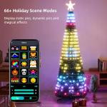 Smart Christmas Tree Lights with 400 RGB LEDs