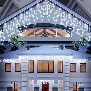 400 LED Music-Synchronized Icicle Lights - 32.8Ft