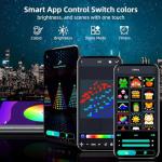 Smart Christmas Tree Lights with 400 RGB LEDs
