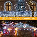 400 LED Music-Synchronized Icicle Lights - 32.8Ft