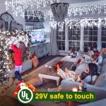 400 LED Music-Synchronized Curtain Fairy Lights
