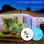 400 LED Music-Synchronized Curtain Fairy Lights