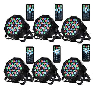 LUNSY 36 LED Sound Activated DJ Stage Lights
