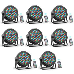 36 RGB LED Stage Lights for Music and Events