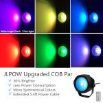 Super Bright Mini COB Stage Wash Lights with Remote