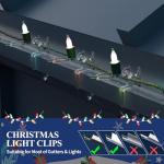200 Christmas Light Clips for Easy Outdoor Setup