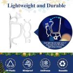 200 Christmas Light Clips for Easy Outdoor Setup