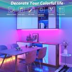 Music Sync RGB LED Strip Lights - 200 ft