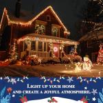200 Christmas Light Clips for Easy Outdoor Setup